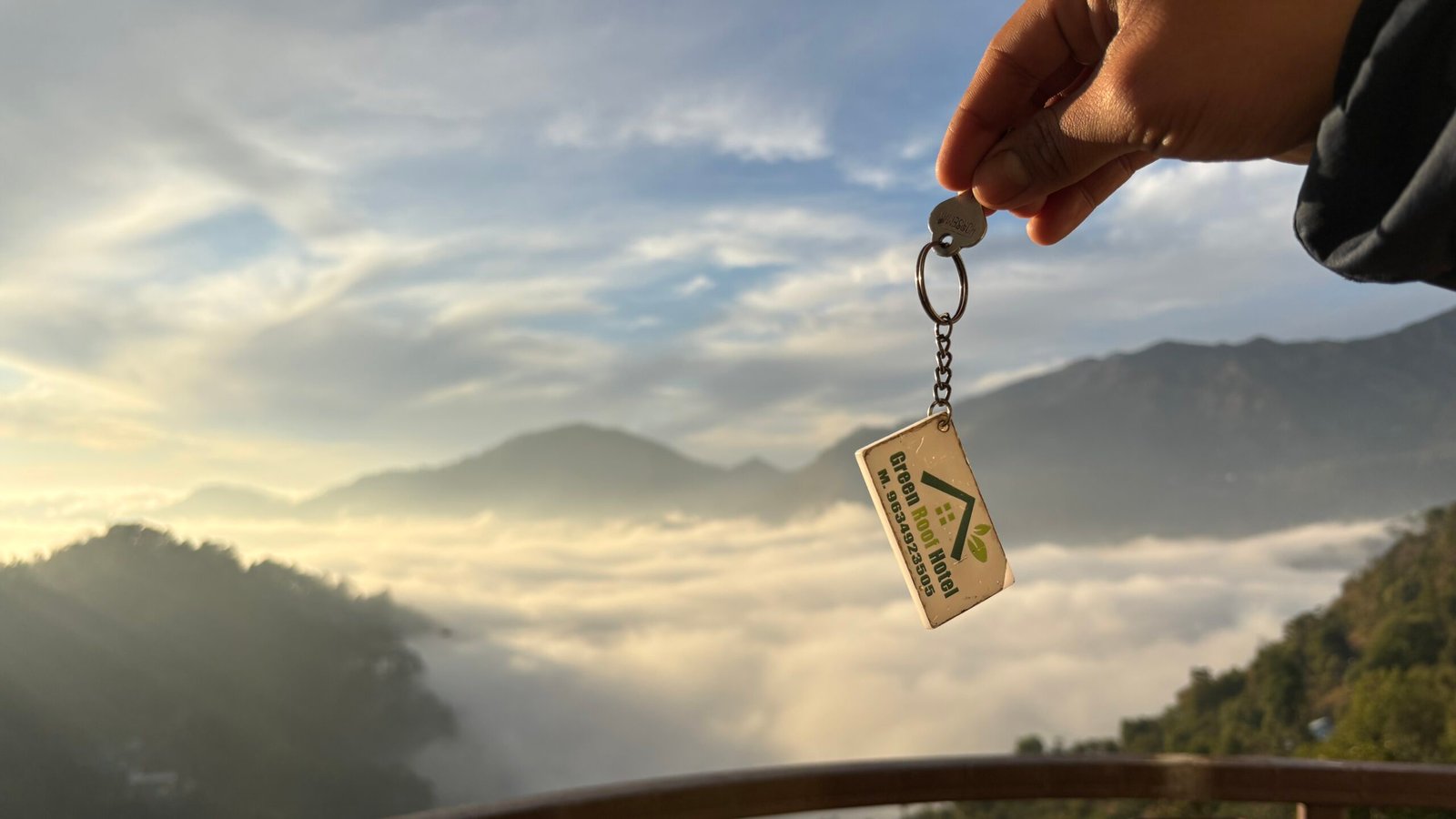 green roof hotel view